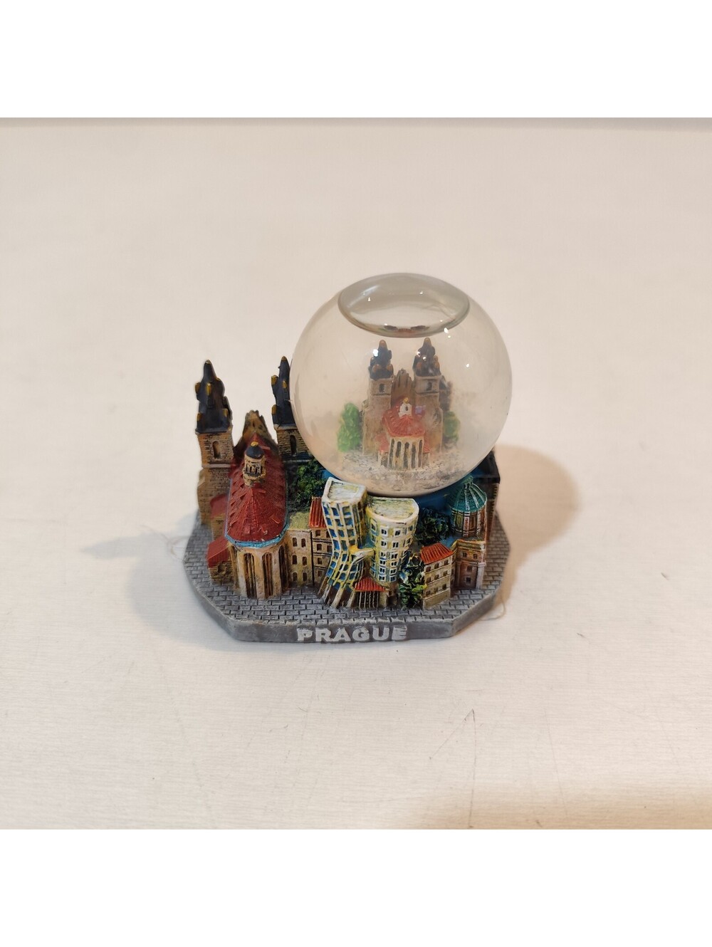 Prague Snow Globe Souvenirworld Castle Czech Republic